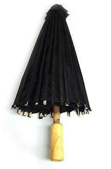 Paper Craft Umbrella with Bamboo Handle, 18-inch
