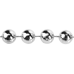 Plastic Mot Pearls Garland Ribbon, 10mm, 6 Yards