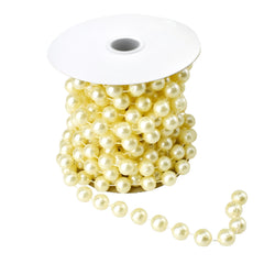 Acrylic Pearl Strand, 3/8-inch, 6-yard