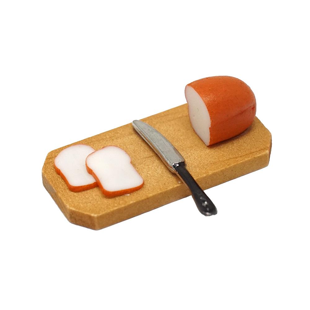 Miniature Bread & Knife Figurine Set, 1-1/8-Inch