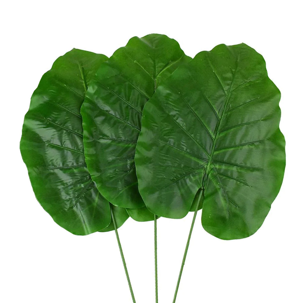 Artificial Elephant Ear Plant Picks, 24-inch, 3-count