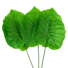 Artificial Elephant Ear Plant Picks, 24-inch, 3-count