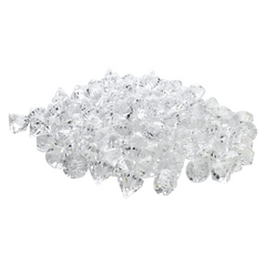 Acrylic Hanging Crystals Decoration, 1-Inch, 100-Count