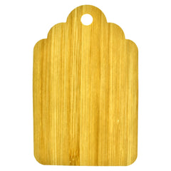 Round Bracket Bamboo Tag Stickers, 3-Inch, 6-Piece