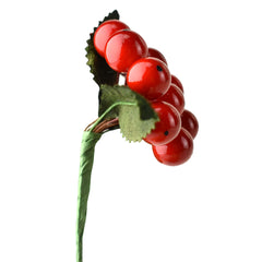 Artificial Mini Christmas Berry Pick, 4-1/2-Inch