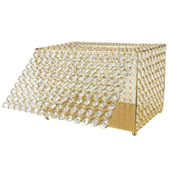 Crystal Money Box Centerpiece, 13-1/2-inch x 8-1/4-inch