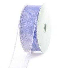 Sheer Chiffon Ribbon Wired Edge, 1-1/2-inch, 10-yard