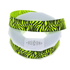 Neon Zebra Striped Grosgrain Ribbon, 7/8-Inch, 10 Yards