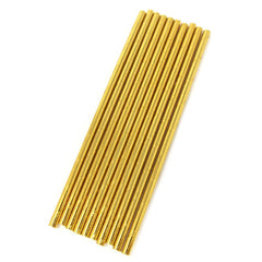 Solid Colored Paper Straws, 7-3/4-Inch, 10-Count
