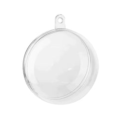 Fillable Round Clear Ball Ornaments