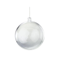 Fillable Round Clear Ball Ornaments