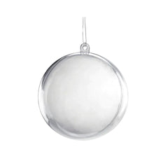 Fillable Round Clear Ball Ornaments