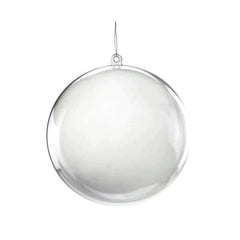 Fillable Round Clear Ball Ornaments