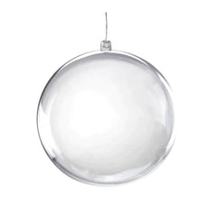 Fillable Round Clear Ball Ornaments