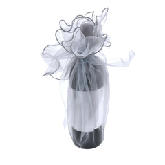 Organza Wine Bottle Wrap, 28-Inch, 6-Count