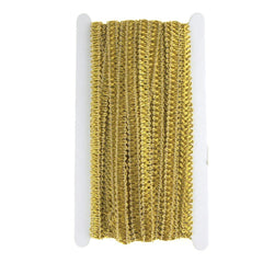 Metallic Gimp Weaved Trim, 12mm, 15-Yards