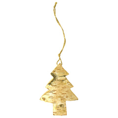 Unfinished Wood Christmas Tree Ornament, 4-Inch
