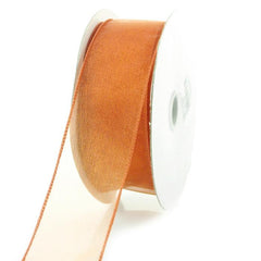 Sheer Chiffon Ribbon Wired Edge, 1-1/2-inch, 10-yard