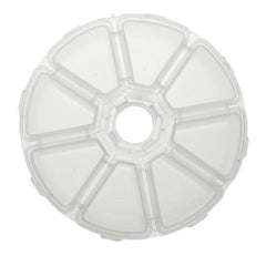 Round Organizer Box, 8-Slot, 4-Inch