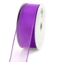 Sheer Chiffon Ribbon Wired Edge, 1-1/2-inch, 10-yard