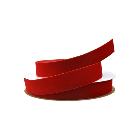 Christmas Velvet Domestic Outdoor Ribbon, 25-yard