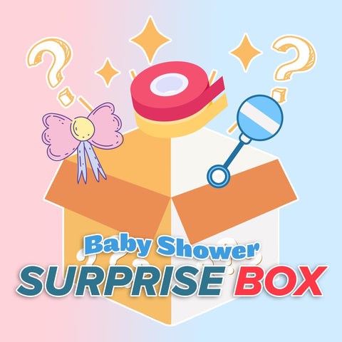Assorted Baby Shower Ribbon Surprise Mystery Box - Medium