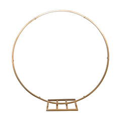 Metallic Circle Hoop Backdrop Stand, 60-Inch