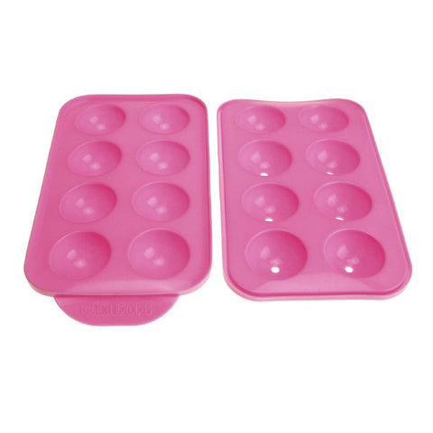 Cake Pop Silicone Mold Set, Pink, 7-1/2-Inch