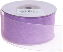 Sheer Organza Ribbon, 1-1/2-inch, 25-yard