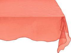 Organza Table Cover Overlay, 80-inch