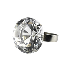 Acrylic Diamond Napkin Holder Ring, 1-1/2-inch