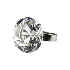 Acrylic Diamond Ring Napkin Holder, 1-1/2-inch