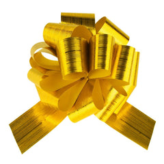 Metallic Pull Bows for Gift Wrapping, 2-Piece