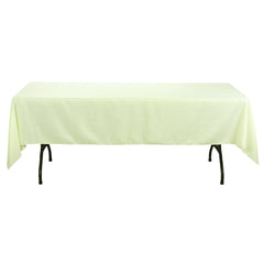 Rectangular Polyester Tablecloth, 60-Inch by 126-Inch