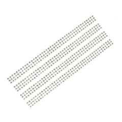 Round Diamond Cut Gemstone Ribbon Sticker, 5mm