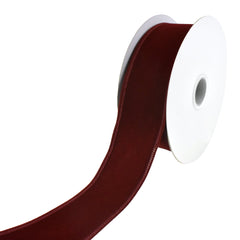 Christmas Velvet Wired Edge Ribbons, 10-yard