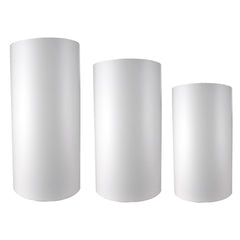 Metal Cylinder Stands, Assorted Sizes, 3-Pack