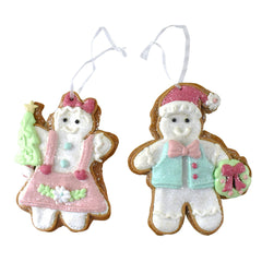 Christmas Cookie Friends Ornaments, 4-3/4-Inch, 6-Piece