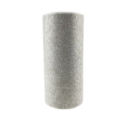 Sparkling Glitter Tulle Fabric Roll, 25-Yard x 6-Inch