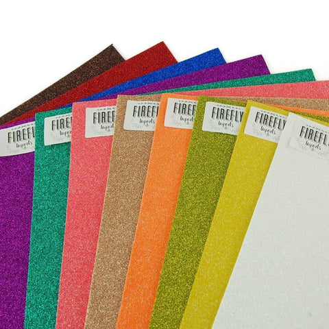 Glitter EVA Foam Sheet, Large, 13-inch x 18-inch, 10-count