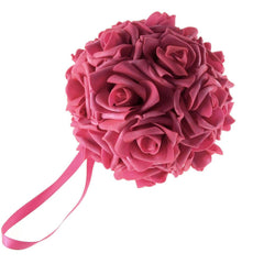 Soft Touch Flower Kissing Balls Wedding Centerpiece