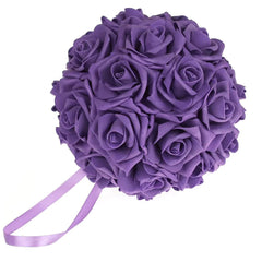 Soft Touch Flower Kissing Balls Wedding Centerpiece