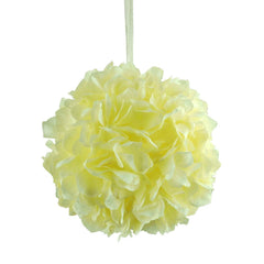 Silk Hydrangea Flower Kissing Balls Centerpiece, 6-Inch