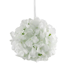 Silk Hydrangea Flower Kissing Balls Centerpiece, 6-Inch