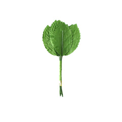 Artificial Leaf Bundle Pick, 4-1/2-Inch, 12-Count - Green