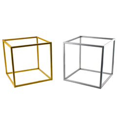 Metal Cube Centerpiece