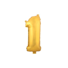 Aluminum Foil Number Balloon, 34-inch