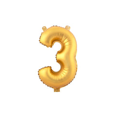 Aluminum Foil Number Balloon, 34-inch