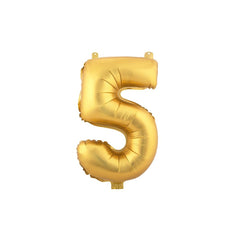 Aluminum Foil Number Balloon, 34-inch