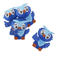 3D Owl Craft Foam Cutouts, 3-Inch, 10-Count